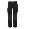 LERIDA TROUSERS WITH KNEEPAD POCKETS BLACK (L32W27) thumbnail-0