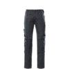 UNIQUE, Manheim, Work Trousers, Men, Grey/Black, Poly-Cotton, Waist 34.5", Short thumbnail-0