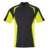 ACCELERATE SAFE POLO SHIRT BLACK/HI-VIS YELLOW(XS) thumbnail-0