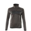 ACCELERATE FLEECE JUMPER WITH HALF ZIP DARKANTHRACITE/BLACK (XS) thumbnail-0