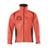 ACCELERATE SAFE SOFTSHELL JACKET HI-VIS RED/DARKANTHRACITE (S) thumbnail-0