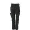 UNIQUE, Work Trousers, Women, Black, Poly-Cotton, Waist 30.5", Regular thumbnail-0