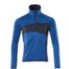 ACCELERATE FLEECE JUMPER WITH HALF ZIP AZUREBLUE/DARK NAVY (XS) thumbnail-0