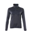 ACCELERATE FLEECE JUMPER WITH HALF ZIP DARKNAVY (XS) thumbnail-0