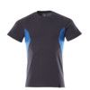 ACCELERATE T-SHIRT DARK NAVY/AZURE BLUE(2XL(1 PCS.)) thumbnail-0