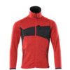 ACCELERATE KNITTED JUMPER WITH ZIPPERTRAFFIC RED/BLACK (S) thumbnail-0