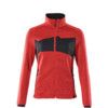 ACCELERATE KNITTED JUMPER WITH ZIPPERTRAFFIC RED/BLACK (S) thumbnail-0