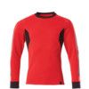 ACCELERATE SWEATSHIRT TRAFFIC RED/BLACK (L(1PCS.)) thumbnail-0