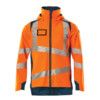 ACCELERATE SAFE OUTER SHELL JACKET HI-VISORANGE/DARK PETROLEUM (S) thumbnail-0