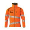 ACCELERATE SAFE SOFTSHELL JACKET HI-VISORANGE/MOSS GREEN (S) thumbnail-0