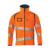 ACCELERATE SAFE SOFTSHELL JACKET HI-VISORANGE/DARK PETROLEUM (S) thumbnail-0