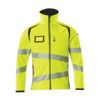 ACCELERATE SAFE SOFTSHELL JACKET HI-VISYELLOW/DARK NAVY (S) thumbnail-0