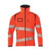 ACCELERATE SAFE SOFTSHELL JACKET HI-VIS RED/DARKNAVY (S) thumbnail-0