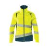 ACCELERATE SAFE JACKET HI-VIS YELLOW/DARKPETROLEUM (XS) thumbnail-0