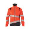 ACCELERATE SAFE JACKET HI-VIS RED/DARK NAVY (XS) thumbnail-0