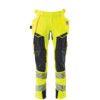 ACCELERATE SAFE TROUSERS WITH HOLSTER POCKETS HI-VIS YELLOW/DARK NAVY (L30W30.5) thumbnail-0