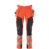 ACCELERATE SAFE TROUSERS WITH HOLSTER POCKETSHI-VIS RED/DARK NAVY (L30W40.5) thumbnail-0