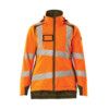 ACCELERATE SAFE WINTER JACKET HI-VIS ORANGE/MOSSGREEN (XS) thumbnail-0