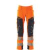 ACCELERATE SAFE TROUSERS WITH KNEEPAD POCKETS HI-VIS ORANGE/DARK NAVY (L30W30.5) thumbnail-0