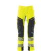 ACCELERATE SAFE TROUSERS WITH KNEEPAD POCKETS HI-VIS YELLOW/DARK NAVY (L30W34.5) thumbnail-0