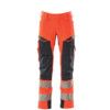 ACCELERATE SAFE TROUSERS WITH KNEEPAD POCKETSHI-VIS RED/DARK NAVY (L30W34.5) thumbnail-0