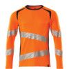 ACCELERATE SAFE T-SHIRT, LONG-SLEEVED HI-VISORANGE/DARK NAVY (2XL(1 PCS.)) thumbnail-0