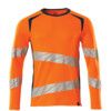 ACCELERATE SAFE T-SHIRT, LONG-SLEEVED HI-VIS ORANGE/DARK PETROLEUM (2XL(1 PCS.)) thumbnail-0