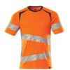 ACCELERATE SAFE T-SHIRT HI-VIS ORANGE/DARKPETROLEUM (2XL(1 PCS.)) thumbnail-0