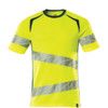 ACCELERATE SAFE T-SHIRT HI-VIS YELLOW/DARKPETROLEUM (2XL(1 PCS.)) thumbnail-0