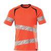 ACCELERATE SAFE T-SHIRT HI-VIS RED/DARK NAVY(2XL(1 PCS.)) thumbnail-0