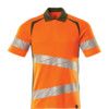 ACCELERATE SAFE POLO SHIRT HI-VIS ORANGE/MOSSGREEN (2XL(1 PCS.)) thumbnail-0