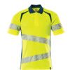 ACCELERATE SAFE POLO SHIRT HI-VIS YELLOW/DARKPETROLEUM (2XL(1 PCS.)) thumbnail-0