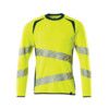 ACCELERATE SAFE SWEATSHIRT HI-VIS YELLOW/DARKPETROLEUM (2XL(1 PCS.)) thumbnail-0