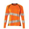 ACCELERATE SAFE T-SHIRT, LONG-SLEEVED HI-VISORANGE/MOSS GREEN (2XL(1 PCS.)) thumbnail-0