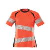 ACCELERATE SAFE T-SHIRT HI-VIS RED/DARK NAVY(2XL(1 PCS.)) thumbnail-0