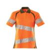 ACCELERATE SAFE POLO SHIRT HI-VIS ORANGE/MOSSGREEN (2XL(1 PCS.)) thumbnail-0