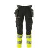 ACCELERATE SAFE TROUSERS WITH HOLSTER POCKETSBLACK/HI-VIS YELLOW (L30W34.5) thumbnail-0