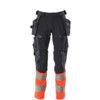 ACCELERATE SAFE TROUSERS WITH HOLSTER POCKETSDARK NAVY/HI-VIS RED (L30W30.5) thumbnail-0