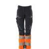 ACCELERATE SAFE TROUSERS WITH KNEEPAD POCKETS DARK NAVY/HI-VIS ORANGE (L32W50.5) thumbnail-0