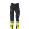 ACCELERATE SAFE TROUSERS WITH KNEEPAD POCKETS DARK NAVY/HI-VIS YELLOW (L30W30.5) thumbnail-0