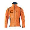 ACCELERATE SAFE SOFTSHELL JACKET HI-VISORANGE/DARK PETROLEUM (S) thumbnail-0