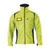 ACCELERATE SAFE SOFTSHELL JACKET HI-VISYELLOW/DARK NAVY (S) thumbnail-0