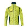 ACCELERATE SAFE SOFTSHELL JACKET HI-VISYELLOW/DARK PETROLEUM (S) thumbnail-0