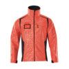 ACCELERATE SAFE SOFTSHELL JACKET HI-VIS RED/DARKNAVY (S) thumbnail-0