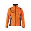 ACCELERATE SAFE SOFTSHELL JACKET HI-VISORANGE/DARK NAVY (XS) thumbnail-0