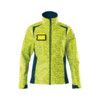 ACCELERATE SAFE SOFTSHELL JACKET HI-VISYELLOW/DARK PETROLEUM (XS) thumbnail-0