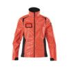 ACCELERATE SAFE SOFTSHELL JACKET HI-VIS RED/DARKNAVY (XS) thumbnail-0