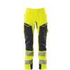 ACCELERATE SAFE TROUSERS WITH KNEEPAD POCKETS HI-VIS YELLOW/DARK NAVY (L30W38.5) thumbnail-0