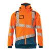 ACCELERATE SAFE OUTER SHELL JACKET HI-VISORANGE/DARK PETROLEUM (S) thumbnail-0