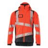 ACCELERATE SAFE OUTER SHELL JACKET HI-VISRED/DARK NAVY (M) thumbnail-0